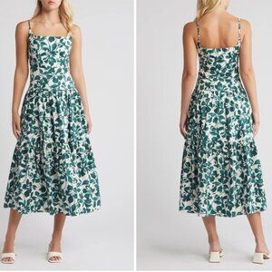 Moon River | Floral Tiered Cotton Sundress L